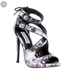 Multi colored Steve Madden high heels